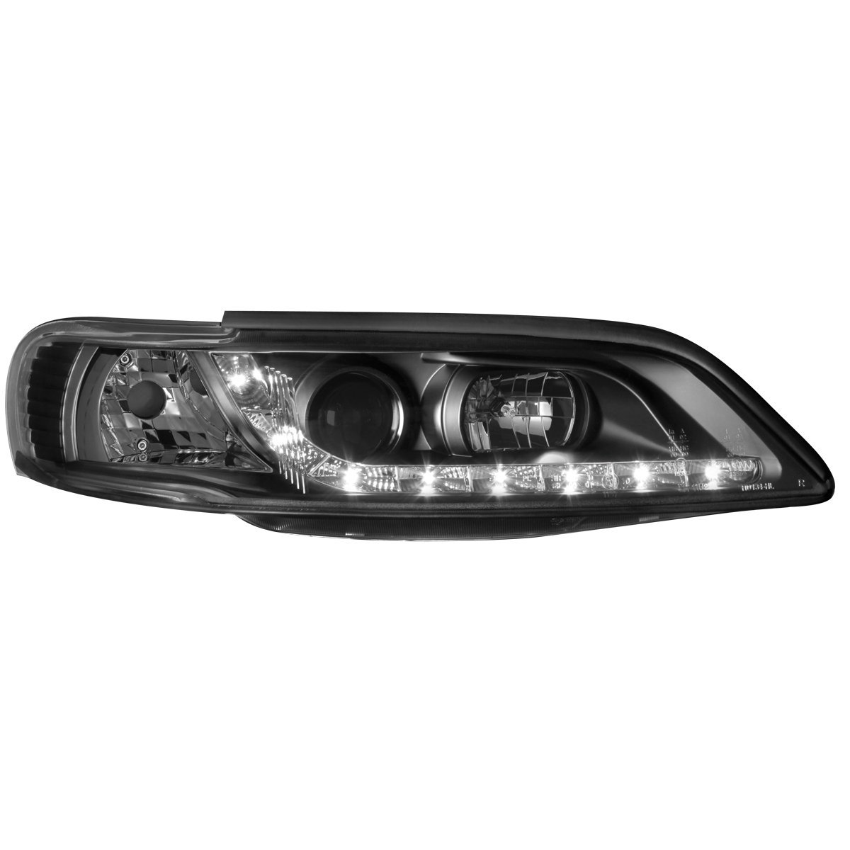 Kristalni farovi OPEL VECTRA B  (96-01) - crni