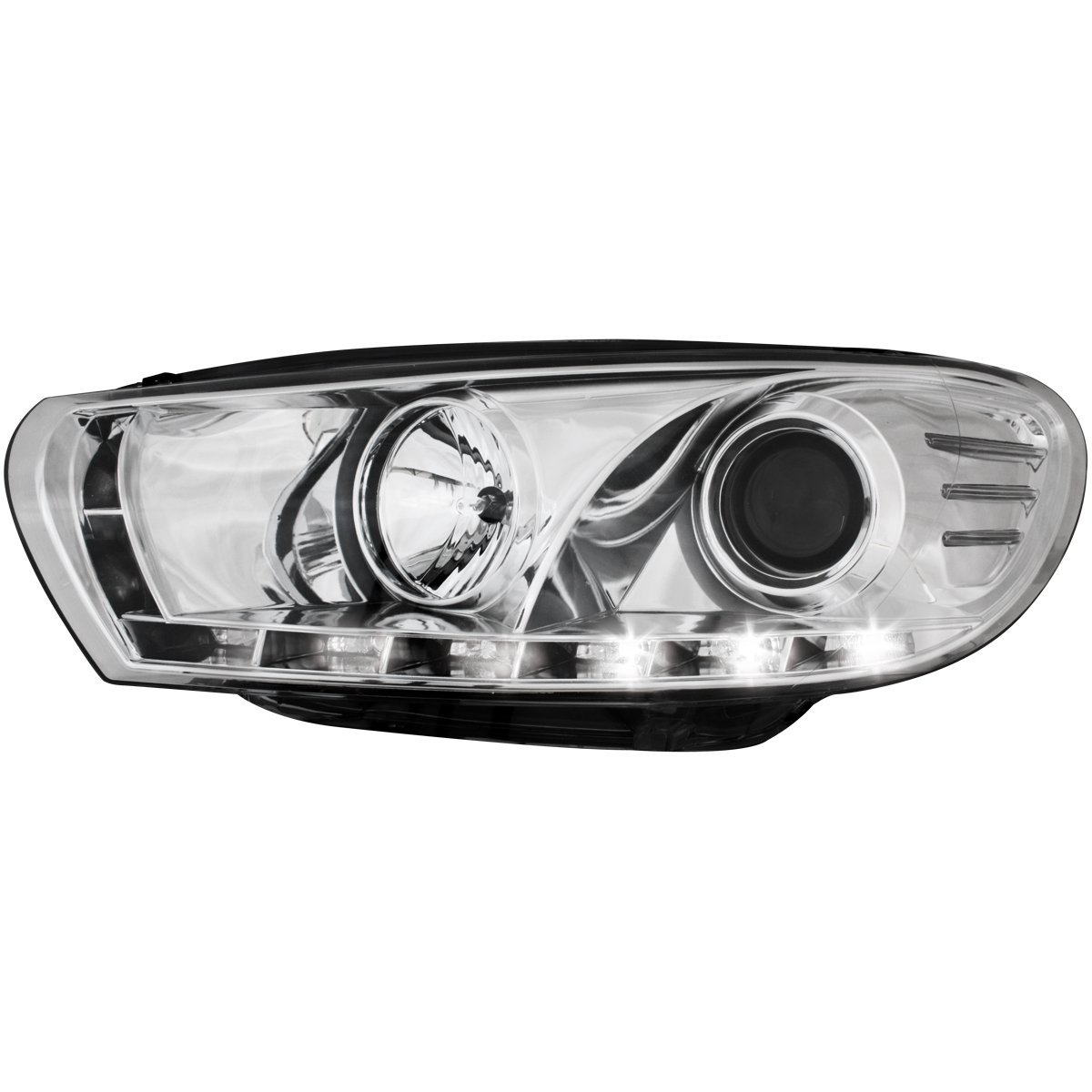 Kristalni farovi Devil Eyes VW SCIROCCO  (2008+) - hrom