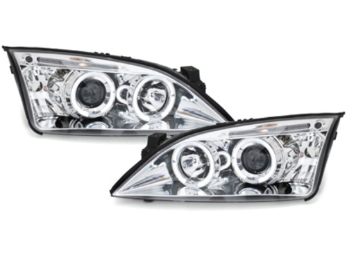 Kristalni farovi Angel Eyes FORD MONDEO mk3 (2000-2007) - hrom