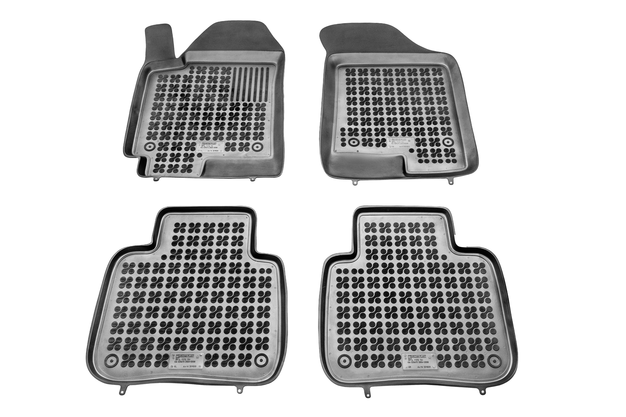 Tipske patosnice Rezaw-Plast gumene KIA Cerato (2004-2008) - Kadice