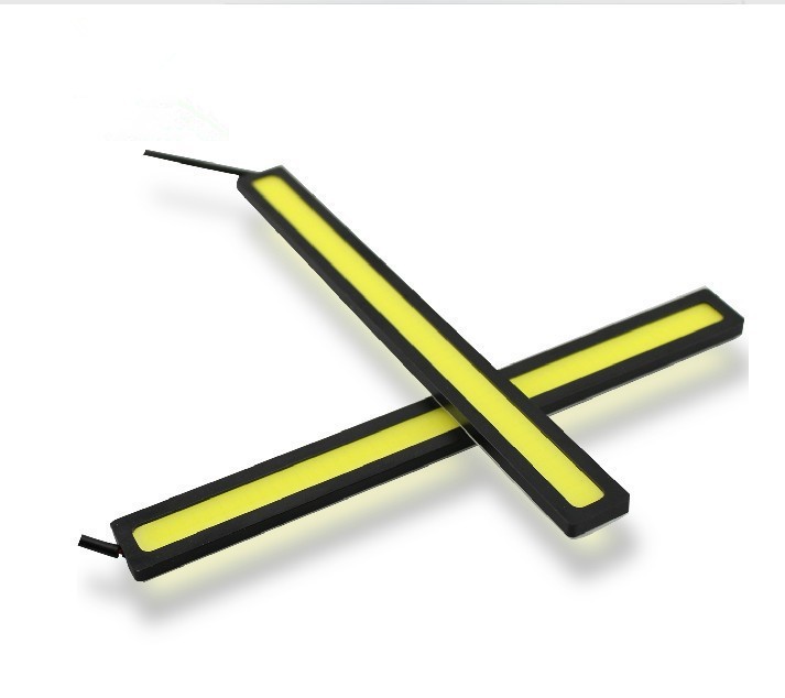 Dnevna svetla COB LED 10W - crna osnova