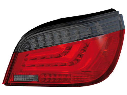 Kristalna LED Light Bar štop svetla BMW E60 (03-07) - crvena / zatamnjena