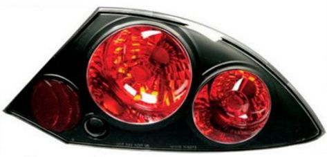 Kristalna štop svetla MITSUBISHI Eclipse (2000-2005) - crna