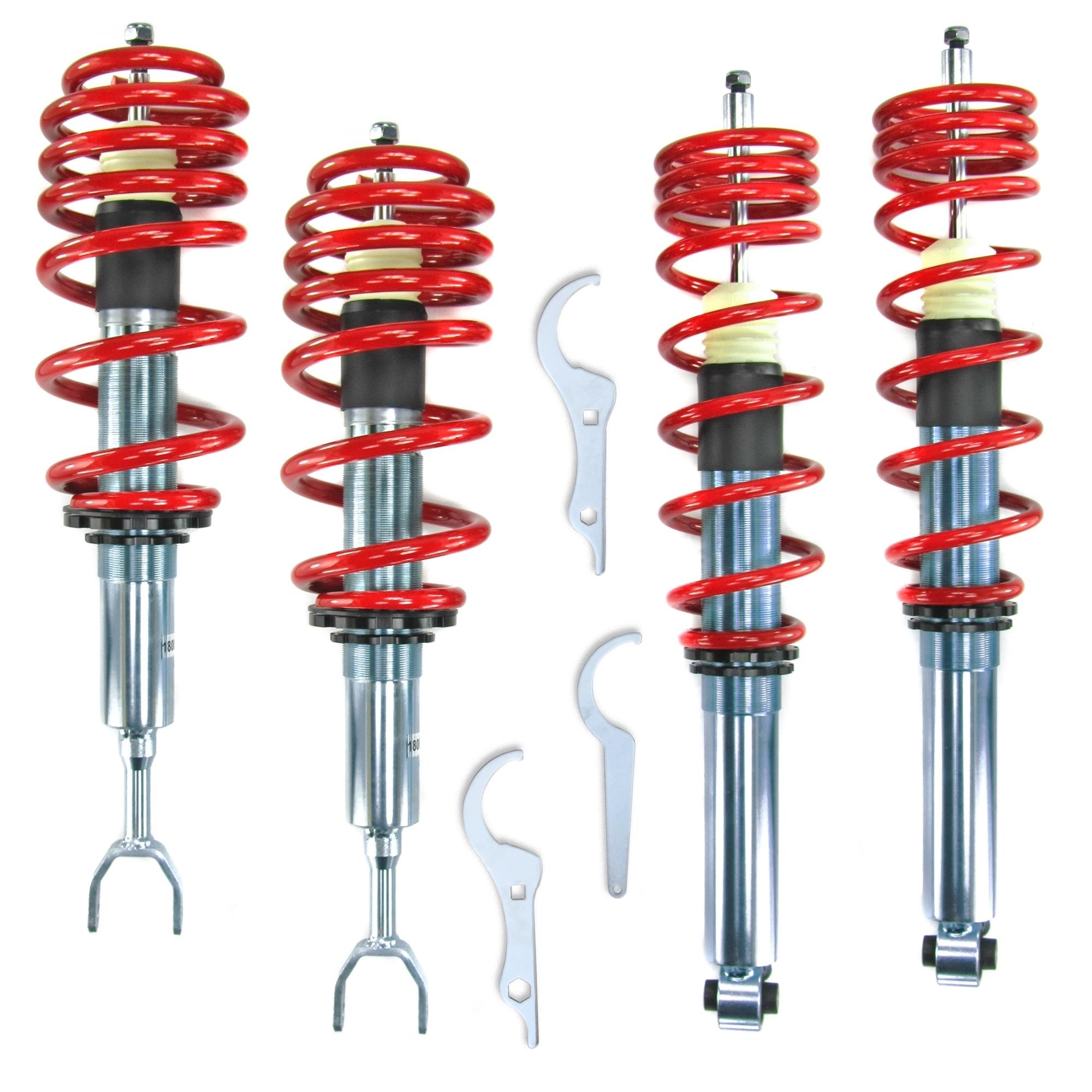Štelujuće sportsko ogibljenje GEWINDE SEAT IBIZA 6L (2002-2008) - Crveno