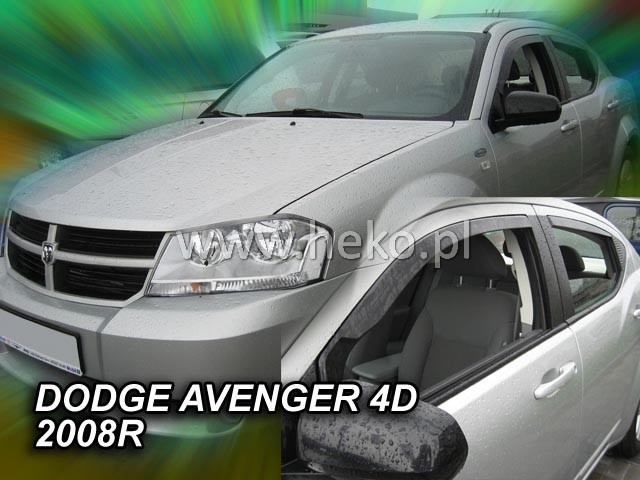 Bočni vetrobrani Team HEKO DODGE AVENGER (2008+) Limuzina - Sva 4 komplet prednji + zadnji