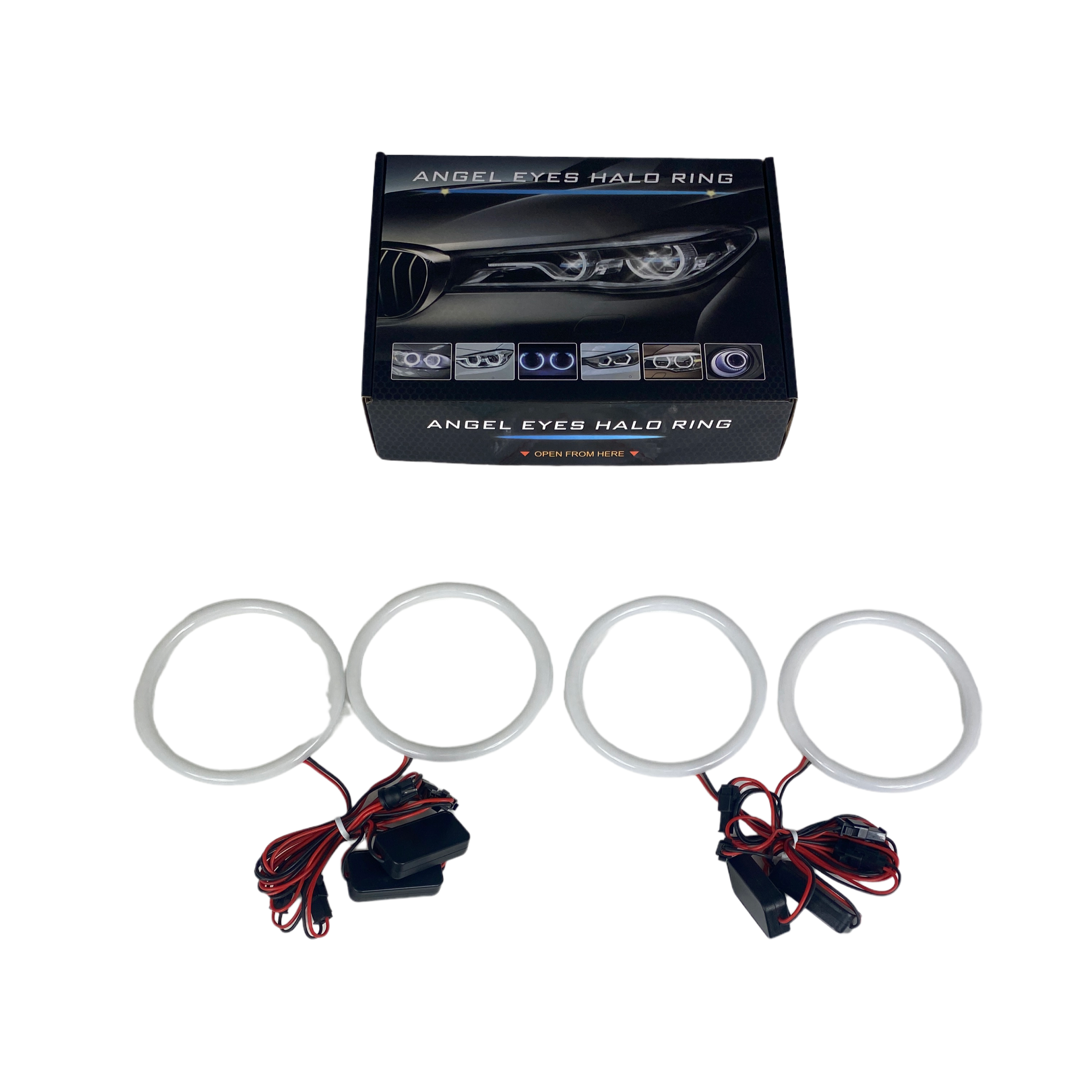 LED Angel Eyes BMW E46 coupe restyling (2003+) Light bar - Žuti
