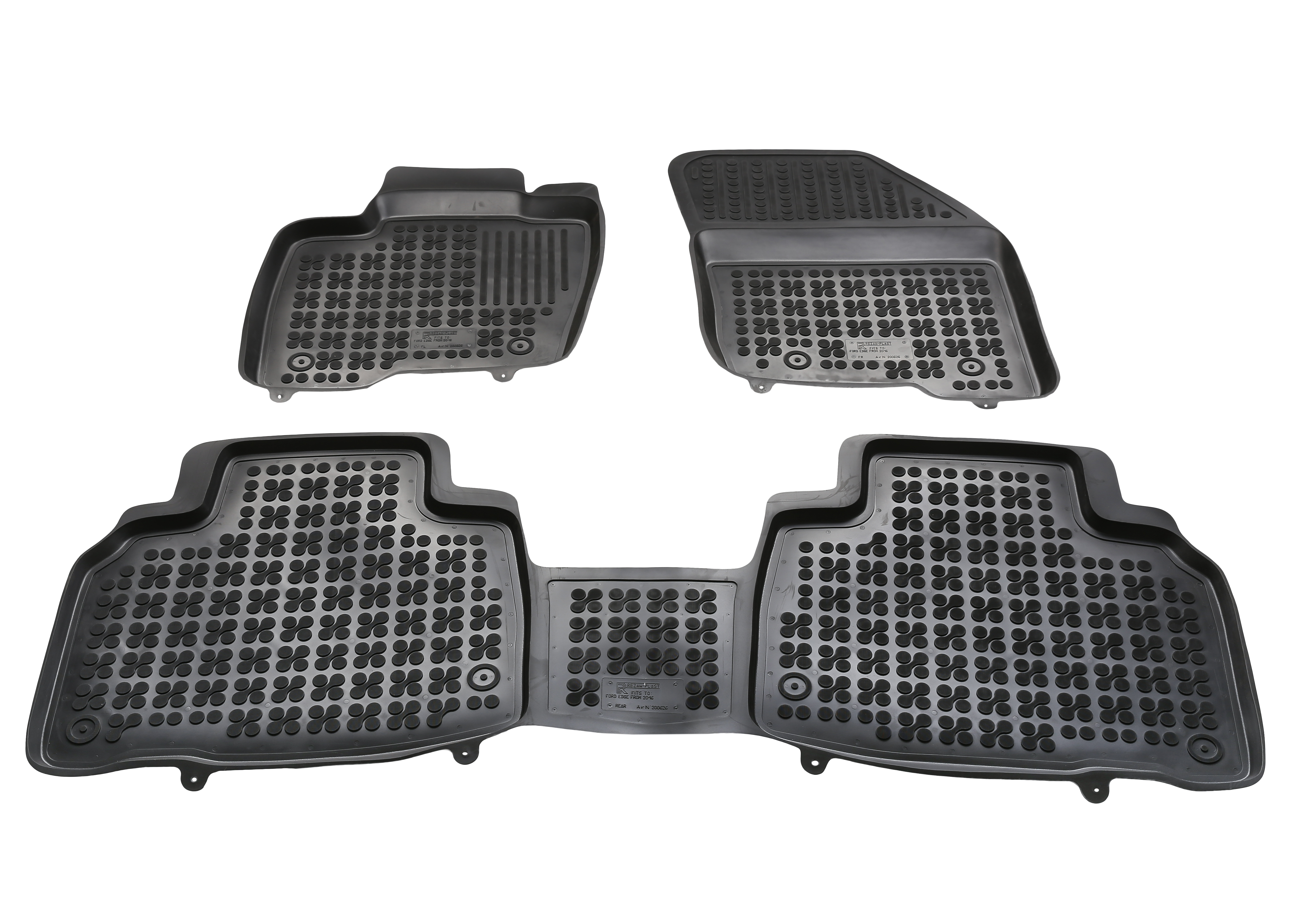 Tipske patosnice Rezaw-Plast gumene Ford Edge (2016+) - kadice