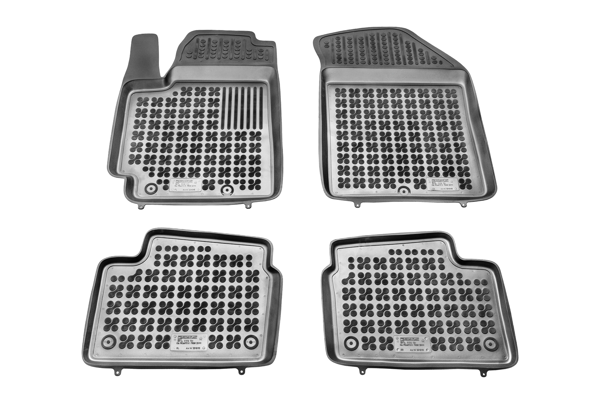 Tipske patosnice Rezaw-Plast gumene Kia Picanto III (2017+) - kadice