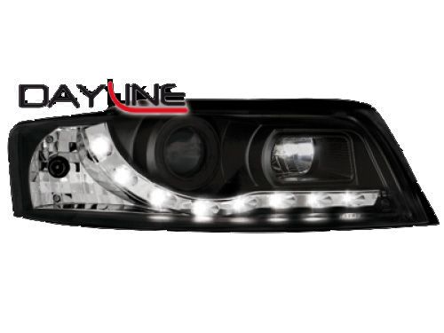 Kristalni farovi Devil Eyes AUDI A4 b6 (01-04) -  crni