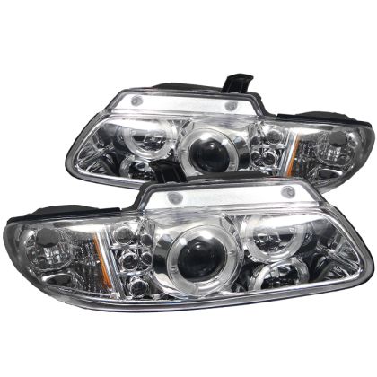Kristalni farovi Chrysler Voyager / Caravan (96-02) - hrom