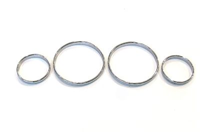 Prstenovi za tablu BMW E38 / E39 / X5  - hrom