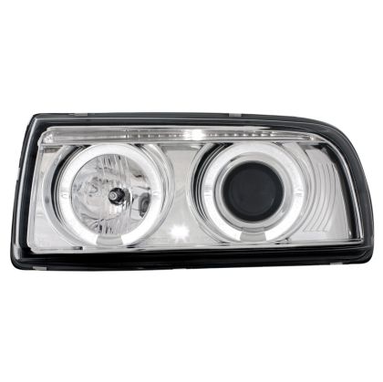 Kristalni farovi Angel Eyes VW VENTO  (91-98) - hrom