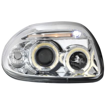 Kristalni farovi Angel Eyes RENAULT CLIO 2 (98-01) - hrom