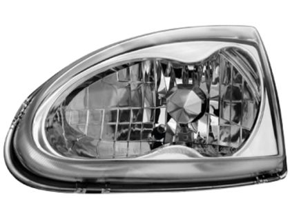 Kristalni farovi Clear Glass CRX DEL SOL (93-97)  - hrom