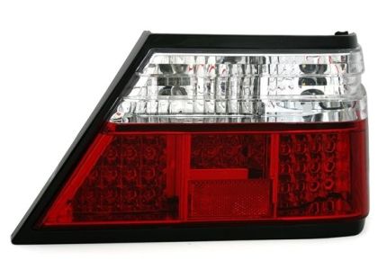 Kristalna LED štop svetla  Mercedes W124 (84-95) - crvena / hrom