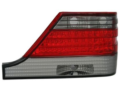 Kristalna LED štop svetla  Mercedes W140 (91-98) - crvena / zatamnjena