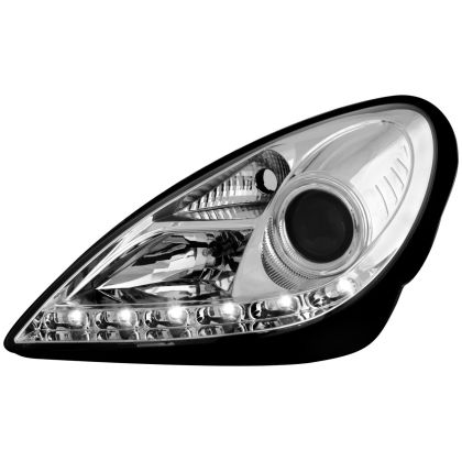Kistalni Devil Eyes farovi Mercedes R171 SLK (04-11) - hrom
