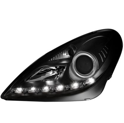 Kistalni Devil Eyes farovi Mercedes R171 SLK (04-11) - crni