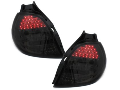 Kristalna LED štop svetla RENAULT CLIO III (2005+) - zatamnjena