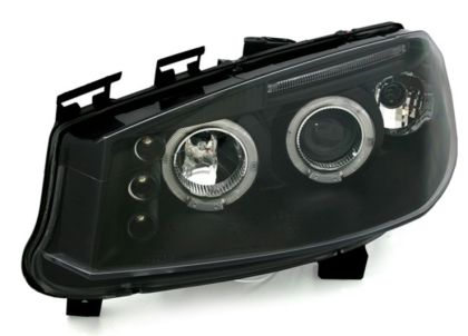 Kristalni farovi Angel Eyes Renault Megane II (2002-2005) -  crni