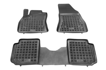 Tipske patosnice Rezaw-Plast gumene Fiat 500L / 500L Trekking / 500L Living  (2013+) - 7 seats - kad