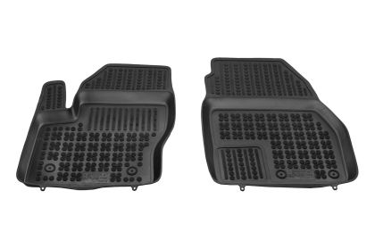 Tipske patosnice Rezaw-Plast gumene Ford Transit Connect II (2013+) -  front with an extra material