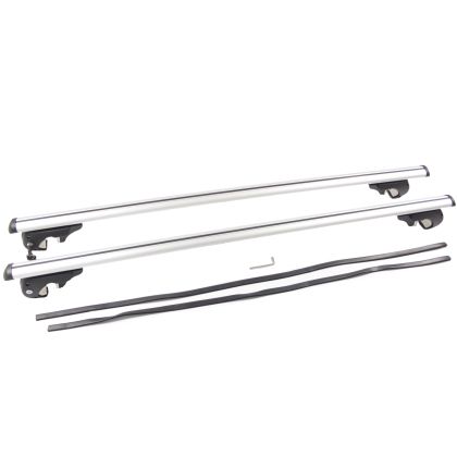 Krovni nosač za odignutu šinu - 130cm sa ključem